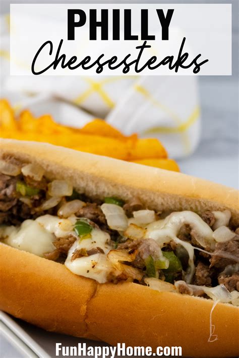 The Best Authentic Philly Cheesesteak Recipe - Fun Happy Home