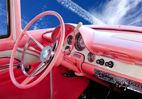 1956 Ford Crown Victoria interior Photograph by Jim Hughes - Pixels