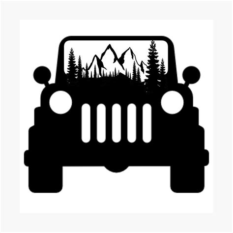 Jeep Silhouette Clip Art - 53+ Koleksi Gambar