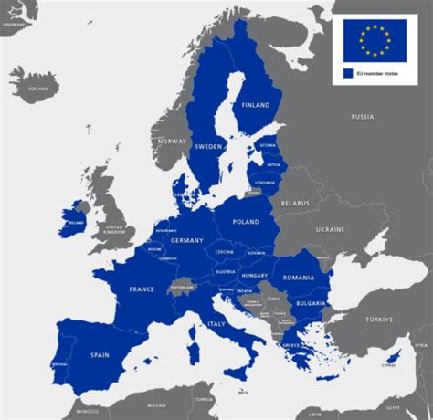 EU map after Brexit - Maproom