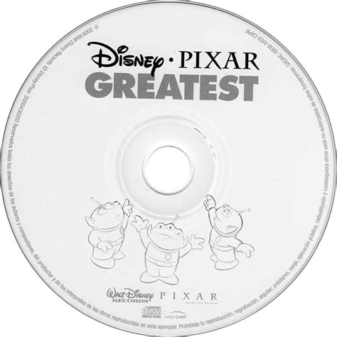 Carátula Cd de Disney Pixar: Grandes Exitos - Portada
