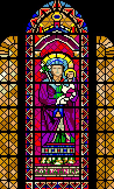 Stained glass animated GIF | Stained glass mosaic, Stained glass church ...
