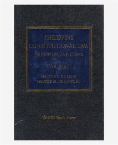 Philippine Constitutional Law Principles and Cases | Library - Lyceum ...