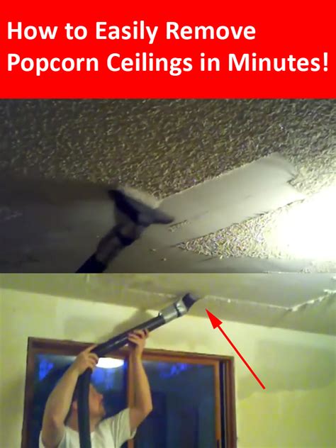 Popcorn Ceiling Removal in Less than 10 Minutes!