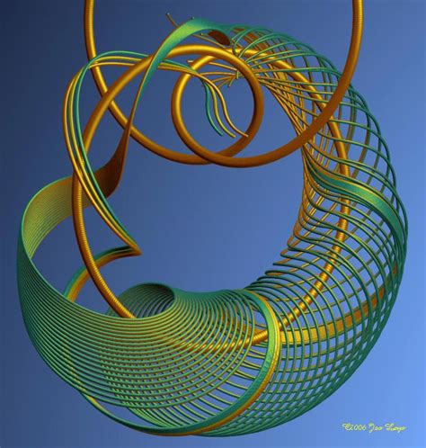 Gallery : Knots and dynamics | Fractal design, Fractal art, Mathematics art