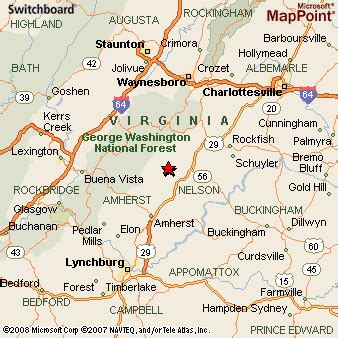 Where is Roseland, Virginia? see area map & more