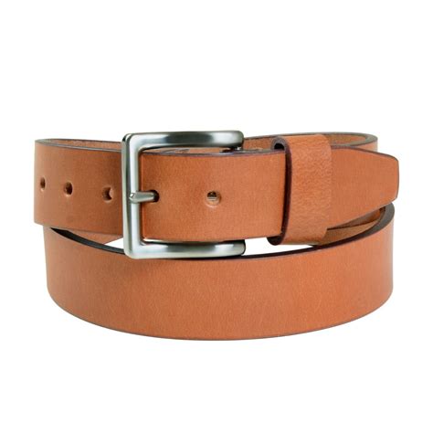 COATED LONDON TAN LEATHER BELT - Allmadeups