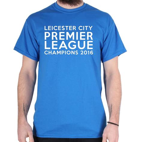 whittytees — Leicester City Premier League Champions 2016 Football T ...