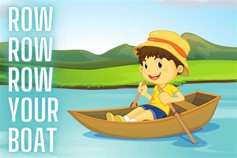 Row Row Row Your Boat Nursery Rhyme­- Lyrics, History, Video, Lesson Plans & More – Nursery ...