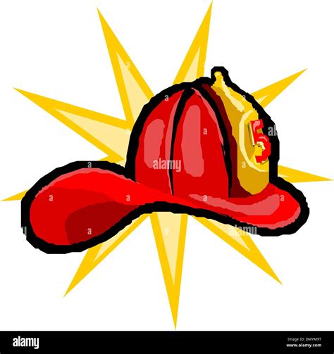 Vector sketch helmet firefighter Stock Vector Image & Art - Alamy