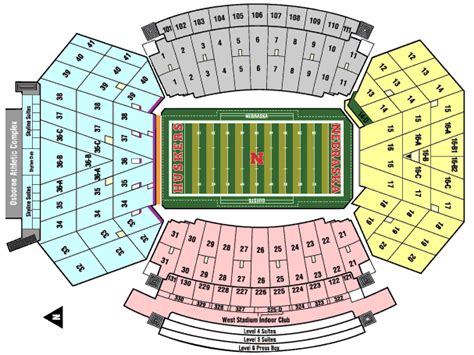 Memorial Stadium Lincoln Nebraska Seating Chart | Awesome Home