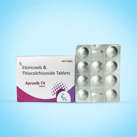 Etoricoxib & Thiocolchicoside Tablets Manufacturers in India