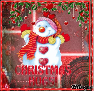 christmas hugs Picture #127347471 | Blingee.com