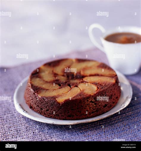 Chocolate and apple cake Stock Photo - Alamy