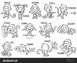 Coloring Pages Of Actions Verbs sketch template