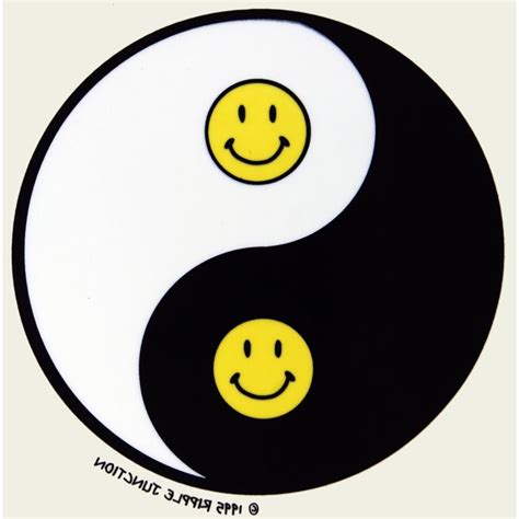 Smiley Yin Yang Clear Decal - OS / Multi | Yin yang, Yin yang designs, Yin