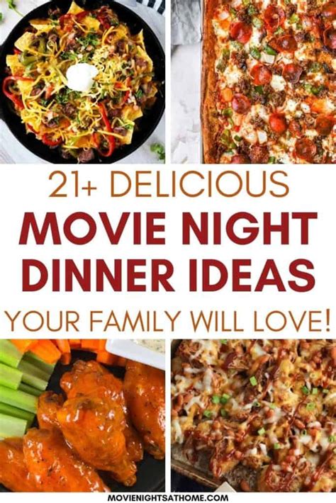 25 Easy & Fun Family Movie Night Dinner Ideas