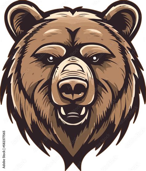 bear logo illustration vector Stock Vector | Adobe Stock