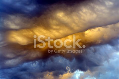 Sunset And Storm Clouds Stock Photo | Royalty-Free | FreeImages