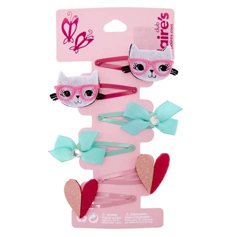 Claire's Club 6 Pack Pastel Mix Hair Clips | Claire's US