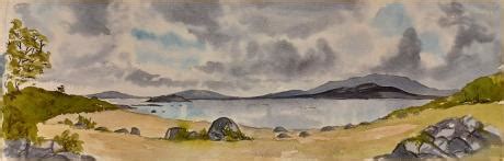 Panorama of Lough Cullin 'holly lake' County Mayo in Ireland | Artware Fine Art