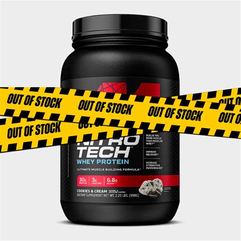 NITROTECH WHEY PROTEIN 1.5LBS