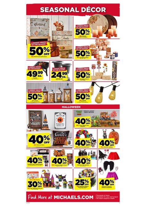 Michaels Weekly Ad Sep 13 – Sep 21, 2019