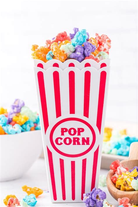 Rainbow Popcorn (Unicorn Popcorn) - Princess Pinky Girl