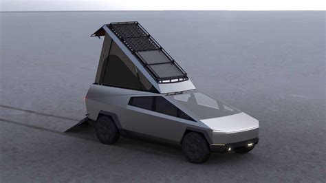 Feast your eyes on the futuristic Tesla Cybertruck camper