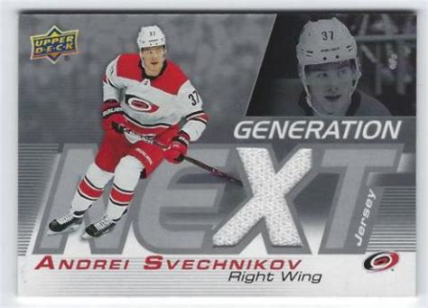 Svechnikov, Andrei 2019-20 Upper Deck Generation Next Jersey | RK ...