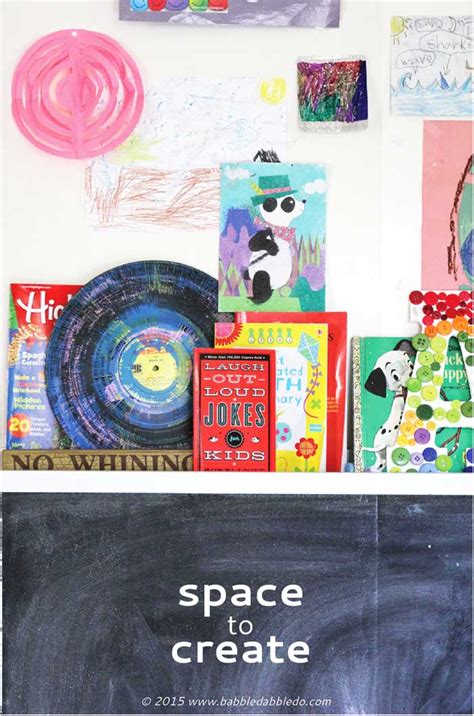 Space to Create: A Home Art Studio for Kids - Babble Dabble Do