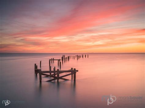 Sunrise, Swanage Old Pier - Mark Bauer Photography