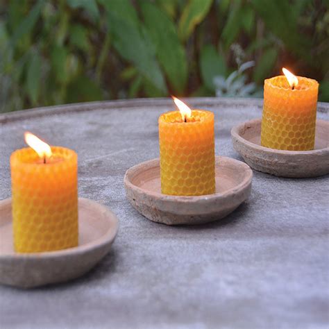 Rolled Beeswax Candles