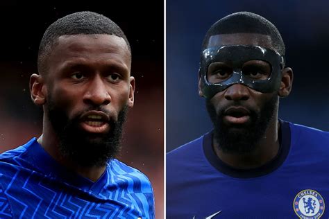 Chelsea star Antonio Rudiger STOPS wearing iconic mask three months ...