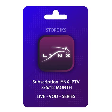 Lynx TV 1 Year Subscription (All International Channels) - STORE IKS