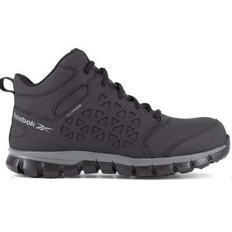 Reebok Men's Sublite Cushion Work Athletic Mid-Cut Composite Toe Shoes ...