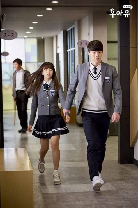 Korean uniform school, Korean beauty girls, Who are you school 2015