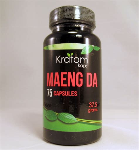 Capsules : Kratom Kaps - Maeng Da Capsules (75ct .5gr)