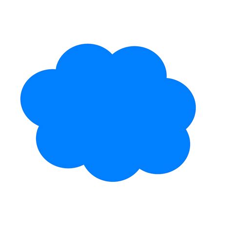 Blue Cloud PNG Background - PNG Play