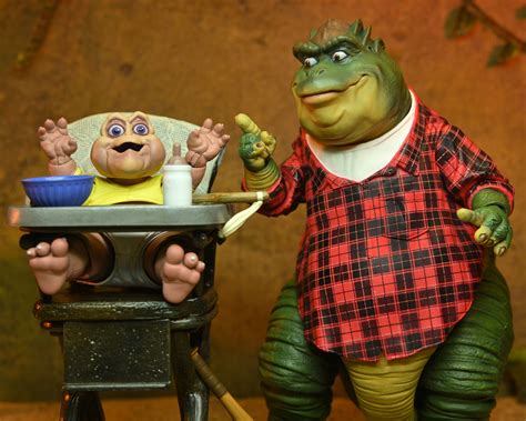 Dinosaurs - Earl Sinclair and Baby Sinclair Figures by NECA - The Toyark - News