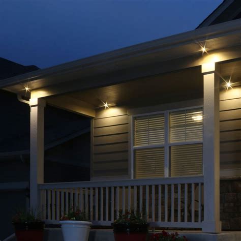 LED Soffit Flood Light Kit - Outdoor | Outdoor recessed lighting, Soffit lighting exterior ...