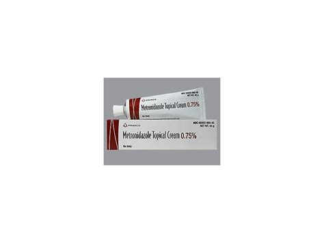 Metronidazole Topical Cream 0.75%,45 g, Prasco (RX) Ingredients and Reviews