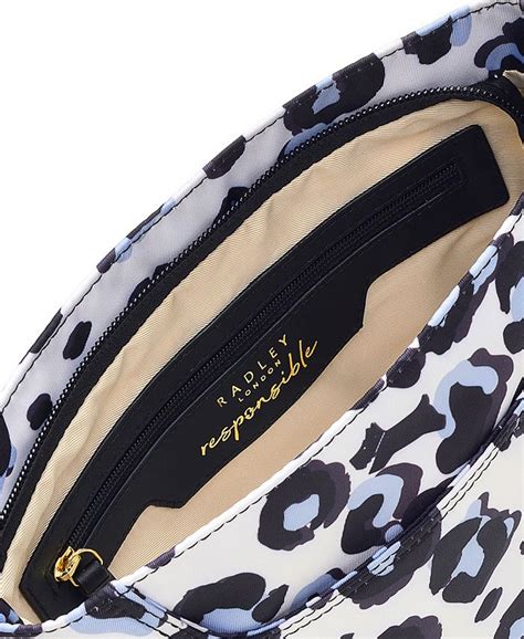 Radley London Radley 24/7 Leopard Small Zip Top Crossbody Bag - Macy's