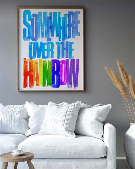 Somewhere Over The Rainbow Print » My Foolish Art