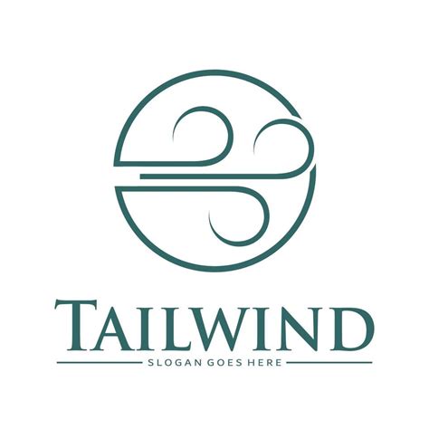 Creative tailwind concept logo design on white background 17048540 Vector Art at Vecteezy