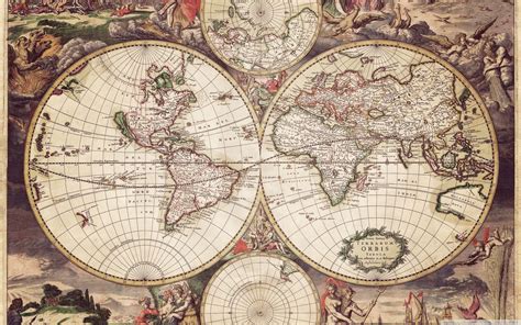 Old Earth Map HD Desktop Wallpaper Widescreen High Definition Ancient World Maps, Antique World ...