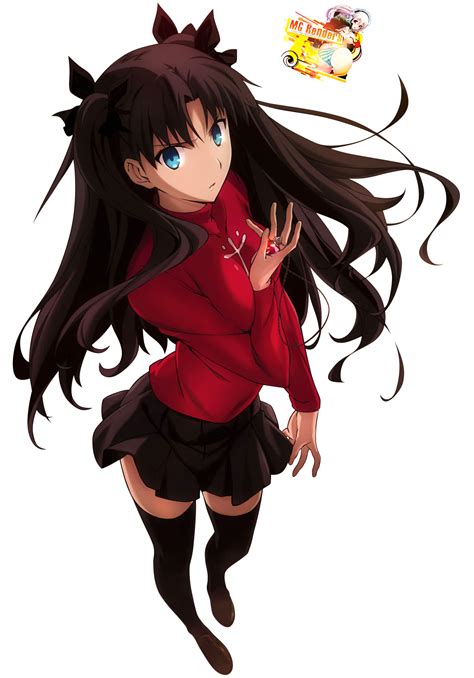 Fate stay night - Tohsaka Rin Render 9 - Anime - PNG Image without ...