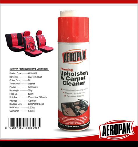 Automotive All Purpose Foam Cleaner For Carpet Mats / Fabric Seat Covers