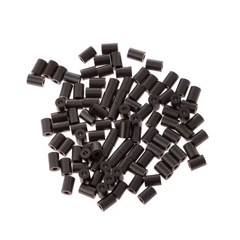 100x Ferrite Sleeve Core EMI 3.5x5x1.5mm Cores Ring Filter Toroidal Ferrite Bead-in Transformers ...