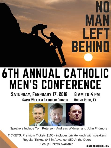 6th Annual Men's Conference February 17 - ATX Catholic